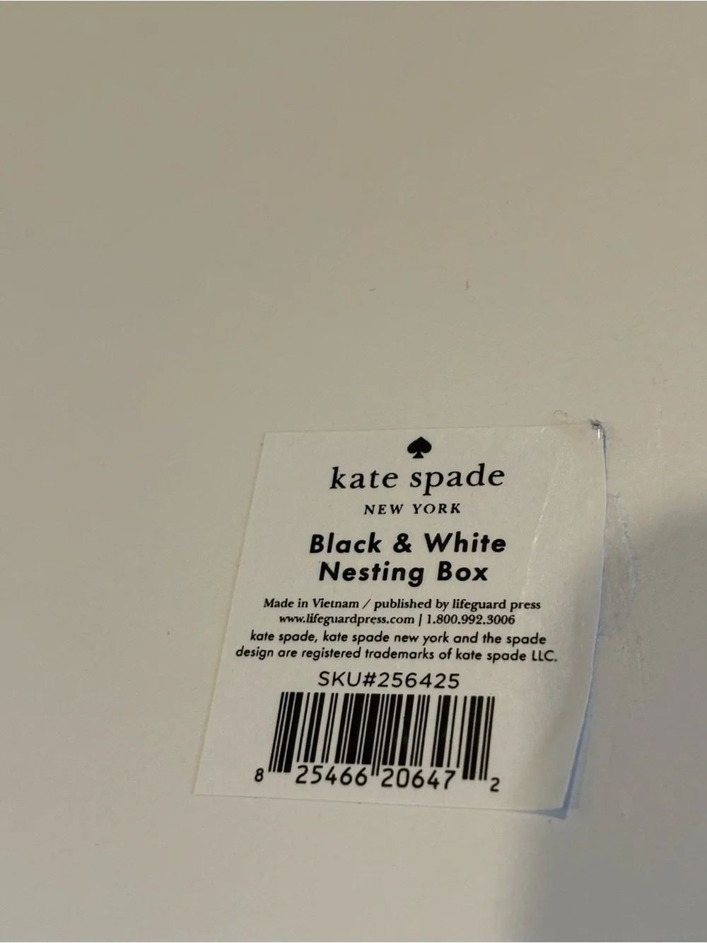 NWT! Kate Spade Nesting Box